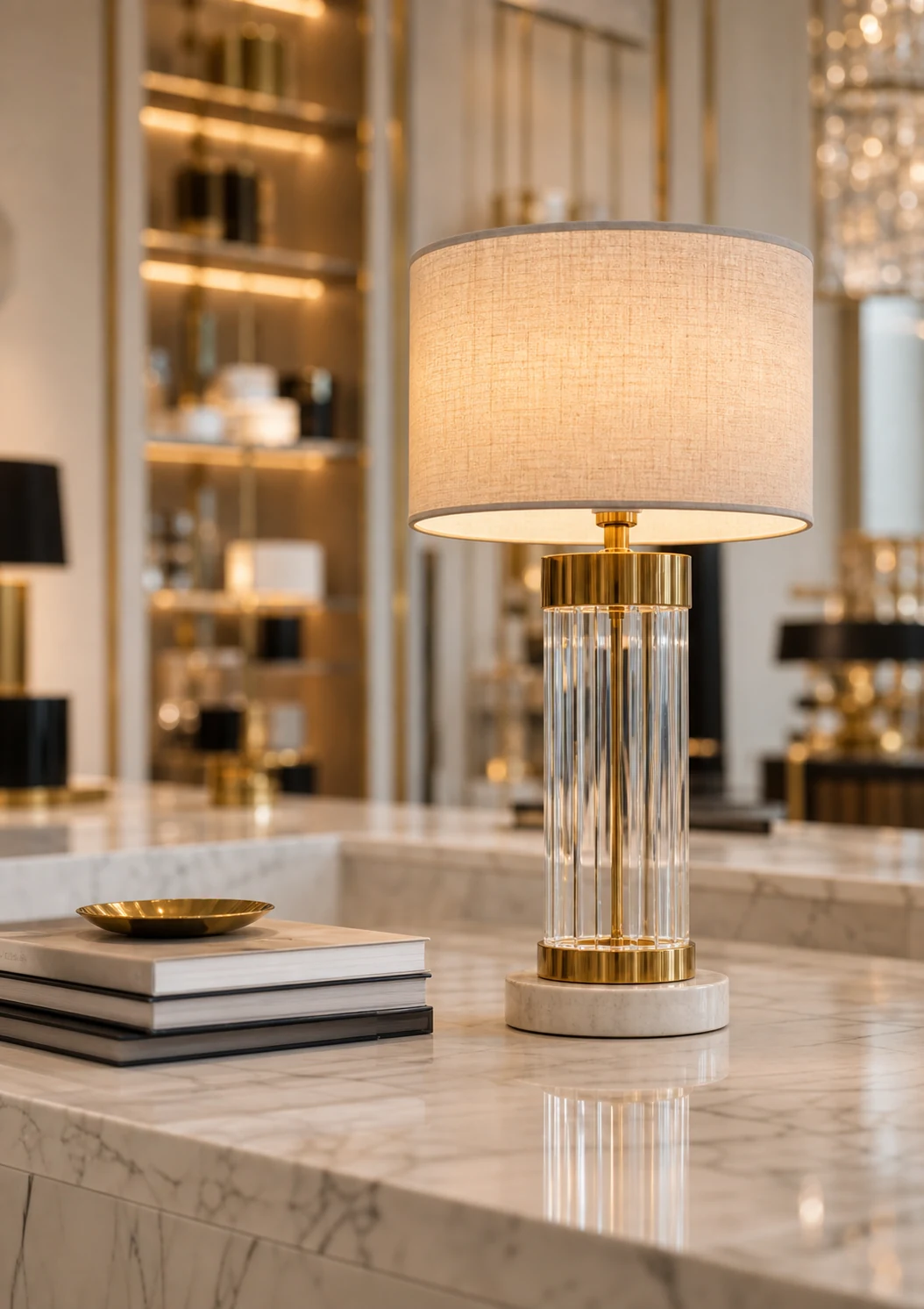 Настольная лампа в шоуруме Lamp Store