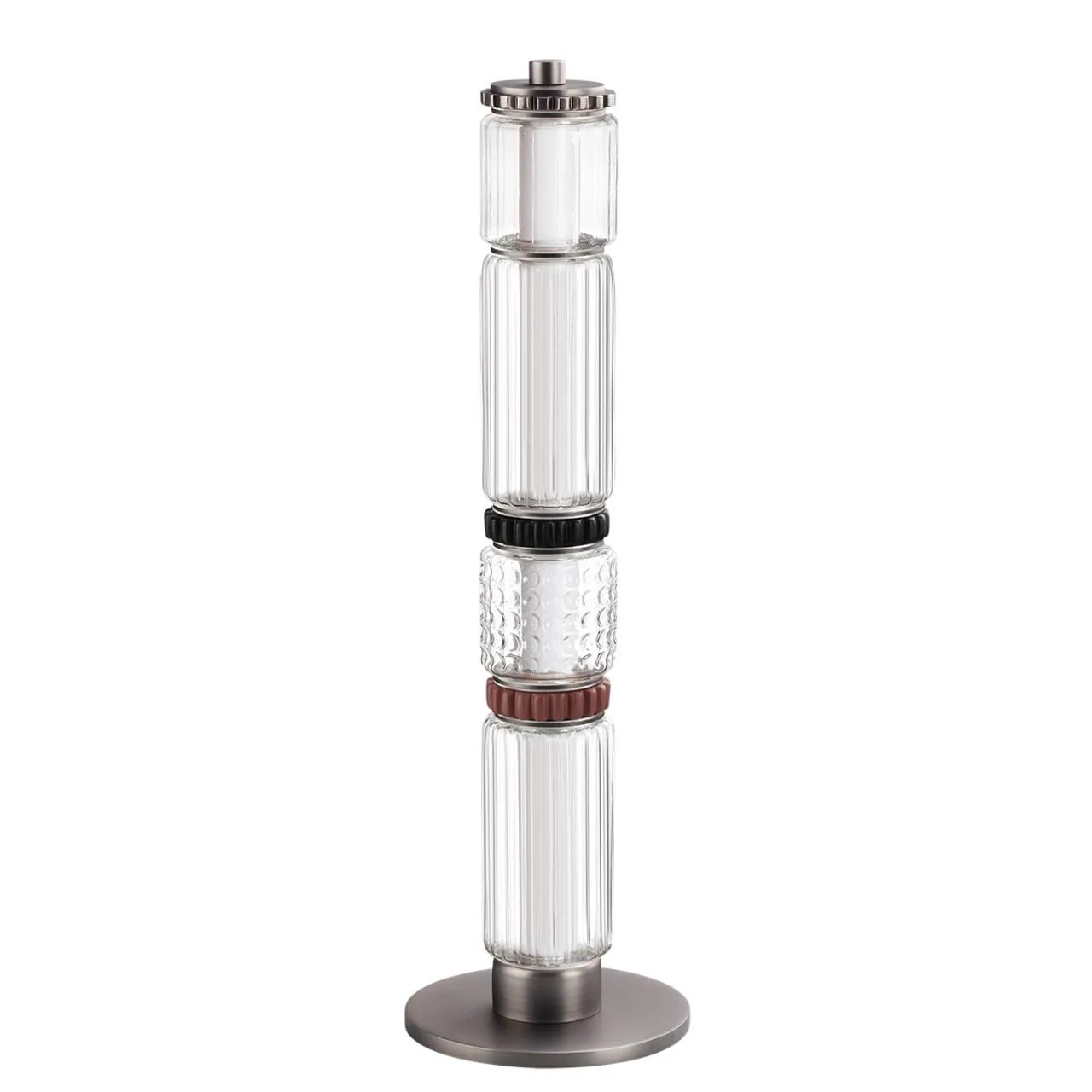 Odeon Light 5456/15TL L-VISION ODL_EX26 045 темный сатин.никель/терракот/черный Настольная лампа LED 15W 4000K COLLIER — главное фото товара