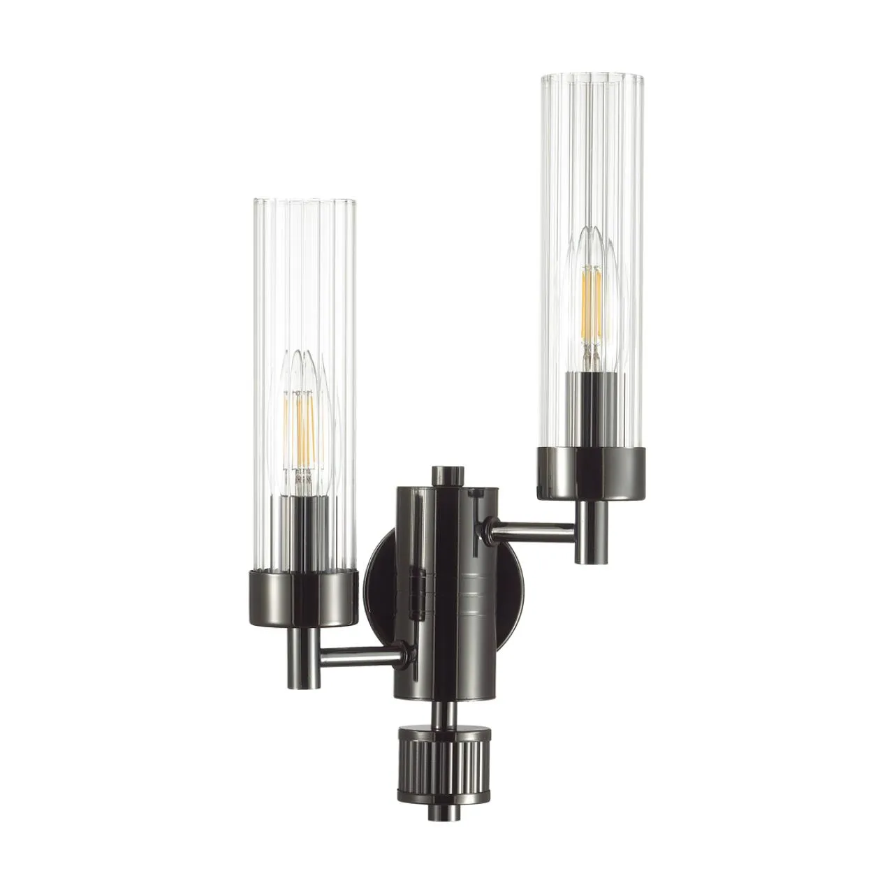 Lumion 5275/2W CLASSI LN26 103 черный хром Бра E14 2*40W 220V KAMILLA — главное фото товара