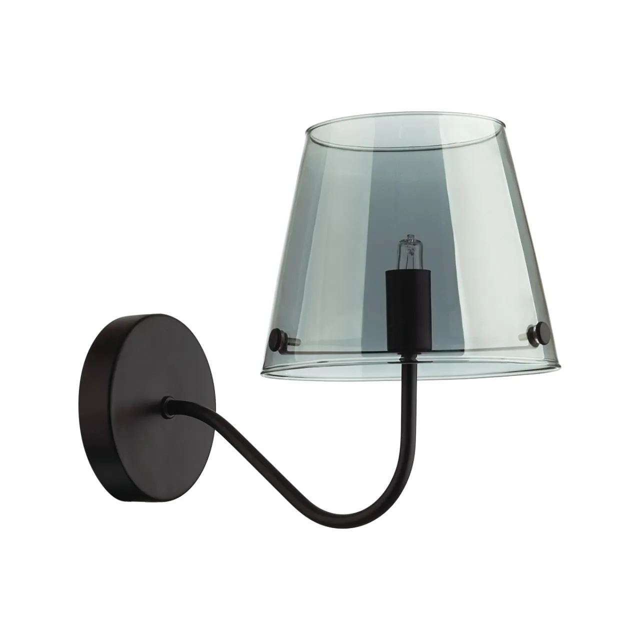 Lumion 6570/1W MODERNI LN26 212 черный/дымчатый/металл/стекло Бра G9 1*20W 220V SMOKY — главное фото товара