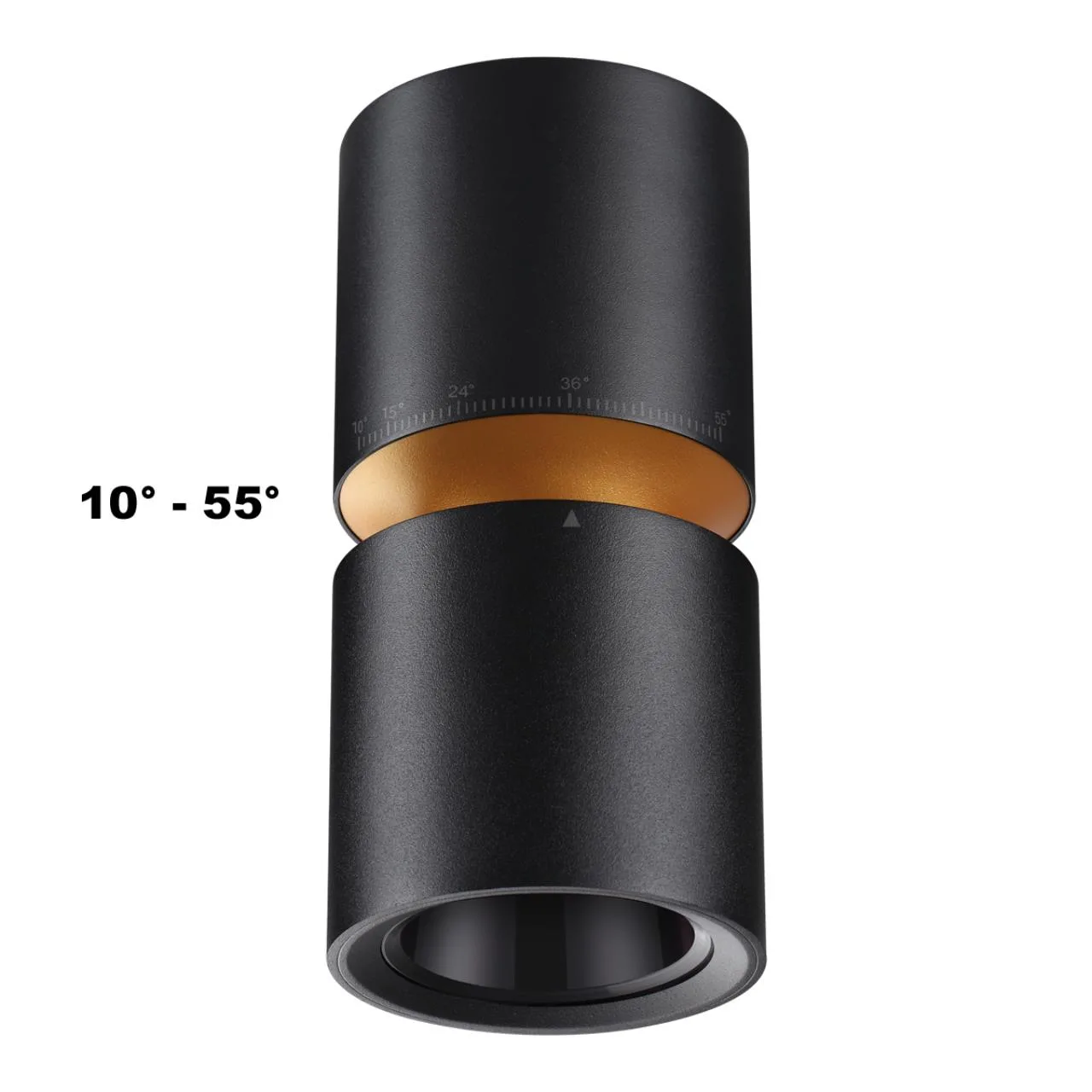 Novotech 359338 OVER NT24 370 черный Светильник накладной светодиодный IP20 LED 10W/3W 3000K 1090Лм 170-265V ARISTO — главное фото товара
