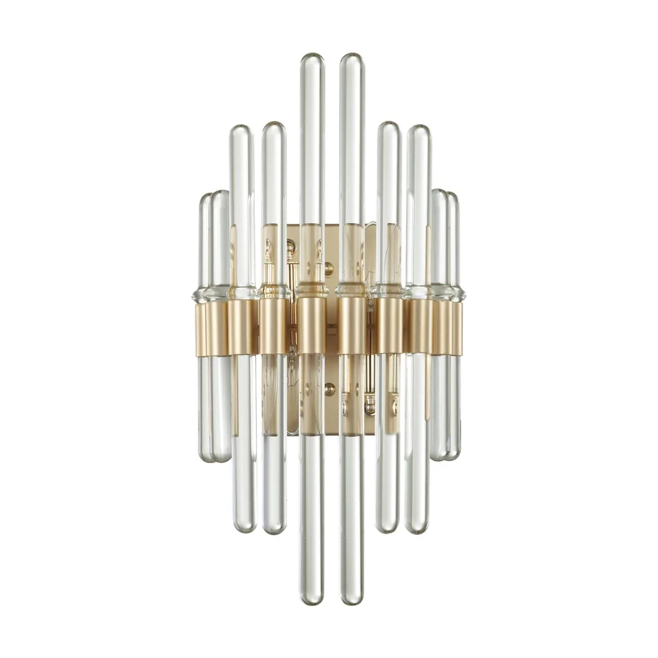 Odeon Light 4988/2W HALL ODL22 641 золотой/стекло Бра E14 2*40W STIKA — главное фото товара