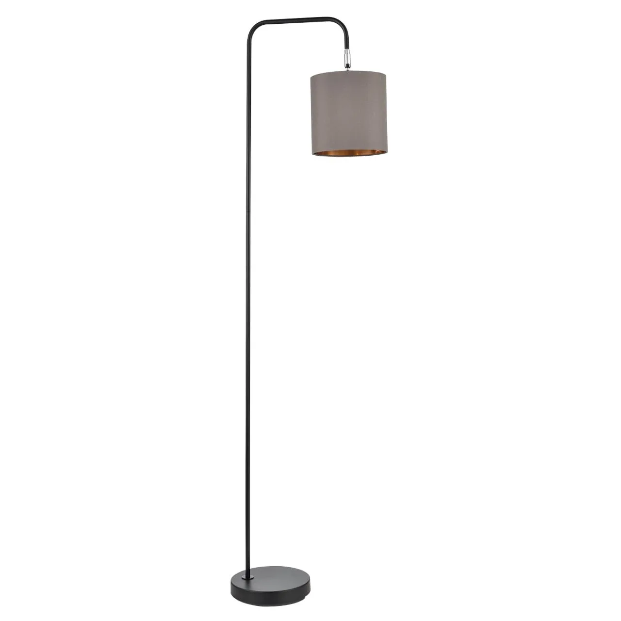 Lumion 8037/1F MODERNI LN26 461 черный/серый/золотой, металл/текстиль Торшер Е27 60W 220V ELSA — главное фото товара