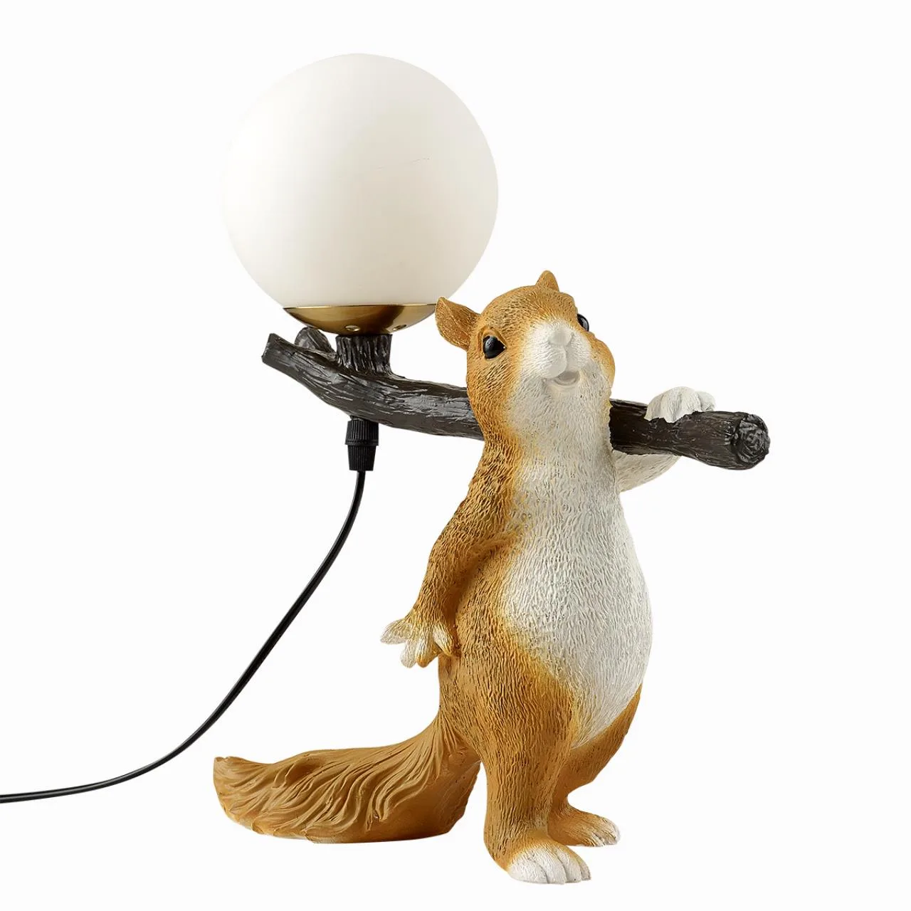 Lumion 6522/1T MODERNI LN26 516 разноцветная, керамика/стекло Настольная лампа G9 LED 7W 220V SQUIRREL — главное фото товара