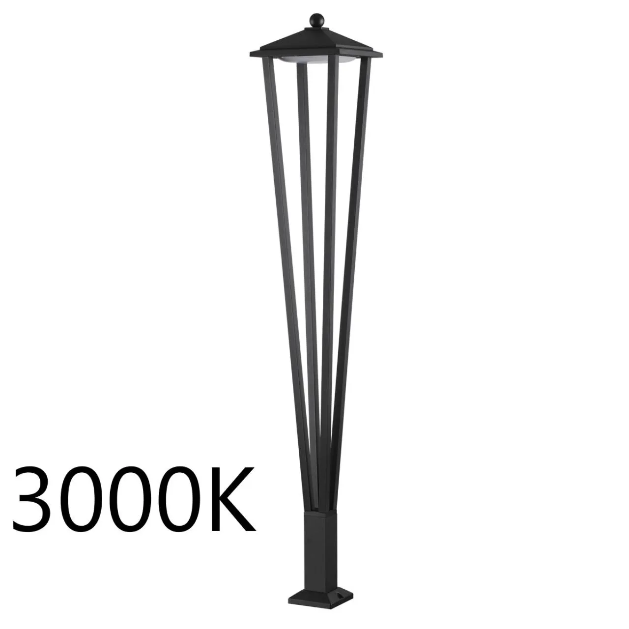 Odeon Light 6655/12GA3 NATURE ODL25 673 черный/металл Уличный светильник IP65 LED 12W 3000K AC85-265V BEARITZ — главное фото товара