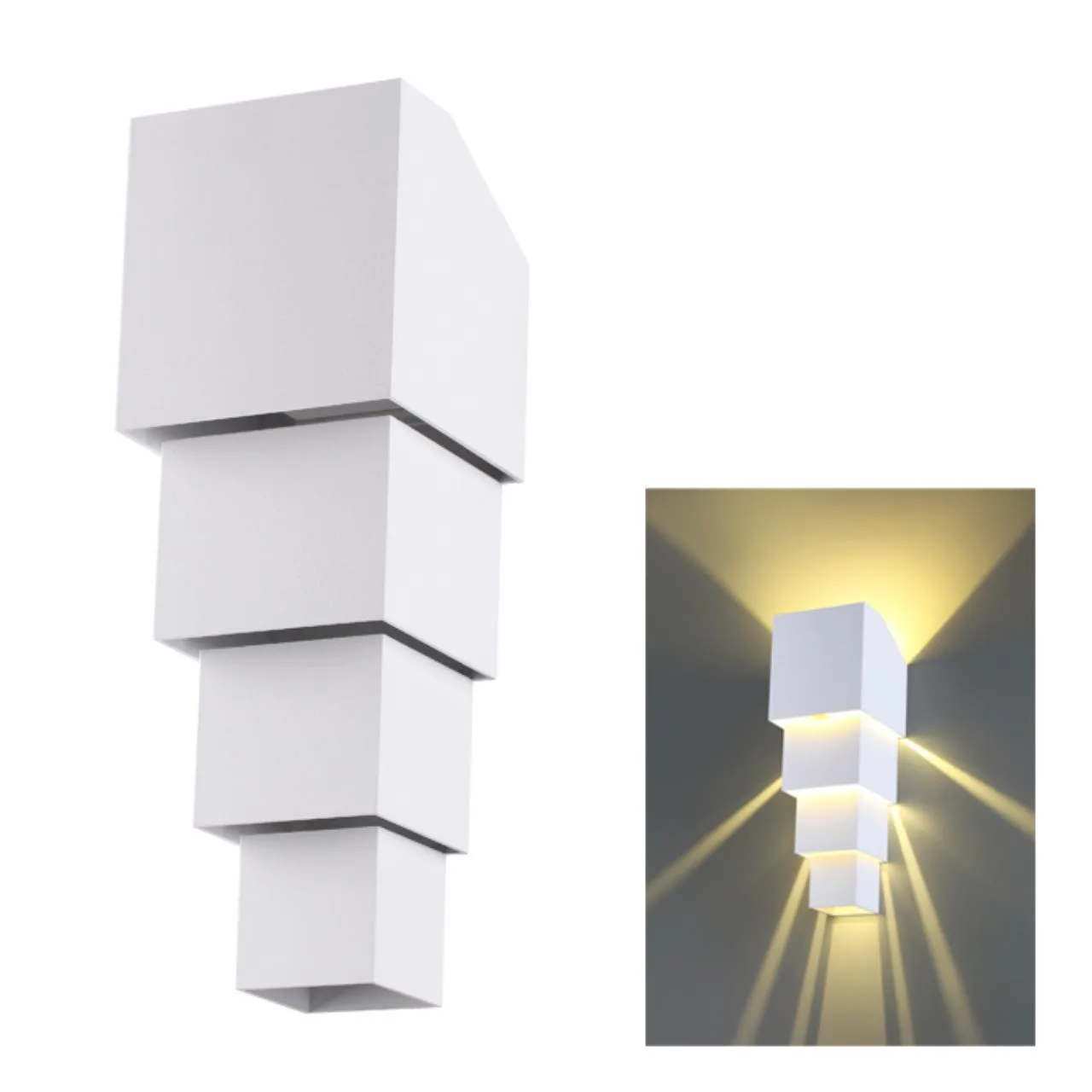 Novotech 358005 STREET NT19 389 белый Ландшафтный светильник IP54 LED 3000К 2*5W 85-265V KAIMAS — главное фото товара
