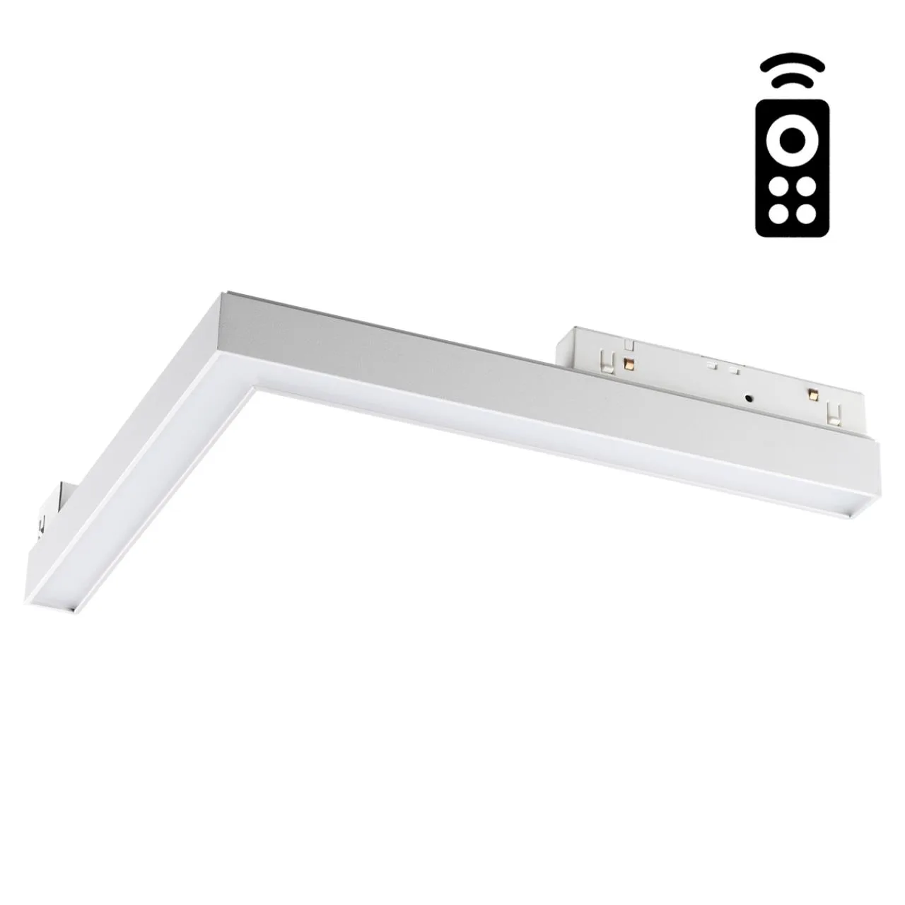 Novotech 358912 SHINO NT22 067 белый Трековый светильник для низков.шинопровода диммируемый с пультом ДУ со сменой цв.температуры IP20 LED 3000~6500К 24W 48V F — главное фото товара