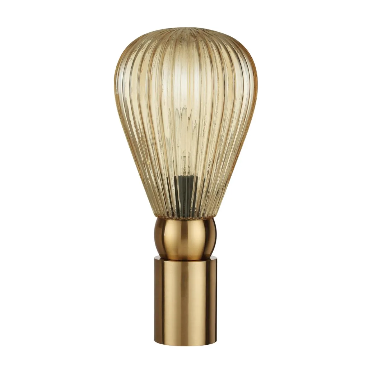 Odeon Light 5402/1T MODERN ODL_EX23 000 золотой/янтарный/металл/стекло Настольная лампа E14 1*40W ELICA — главное фото товара