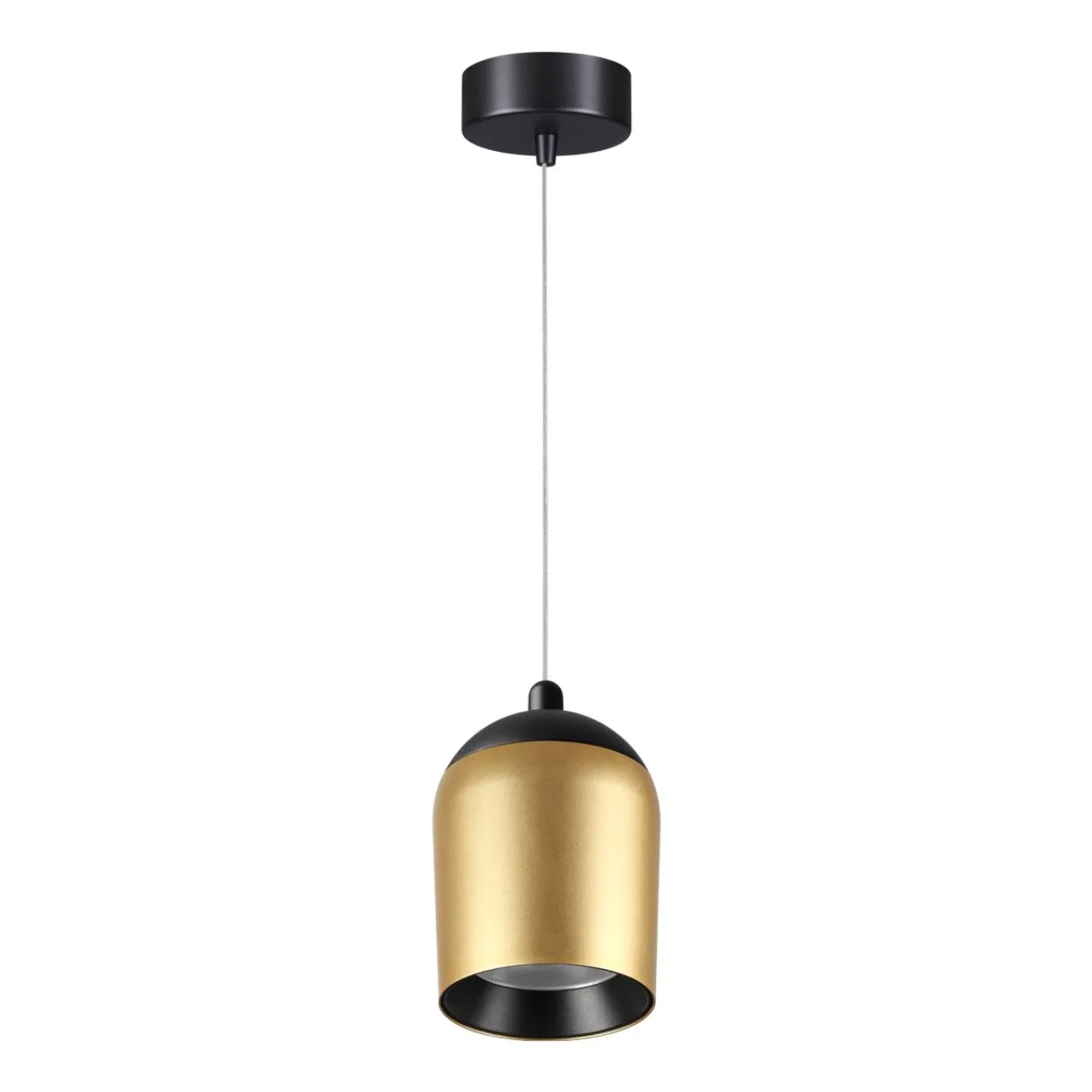 Novotech 358515 OVER NT21 386 золото Светильник накладной светодиодный, провод 2м IP20 LED 4000K 15W 220V KAMP — главное фото товара