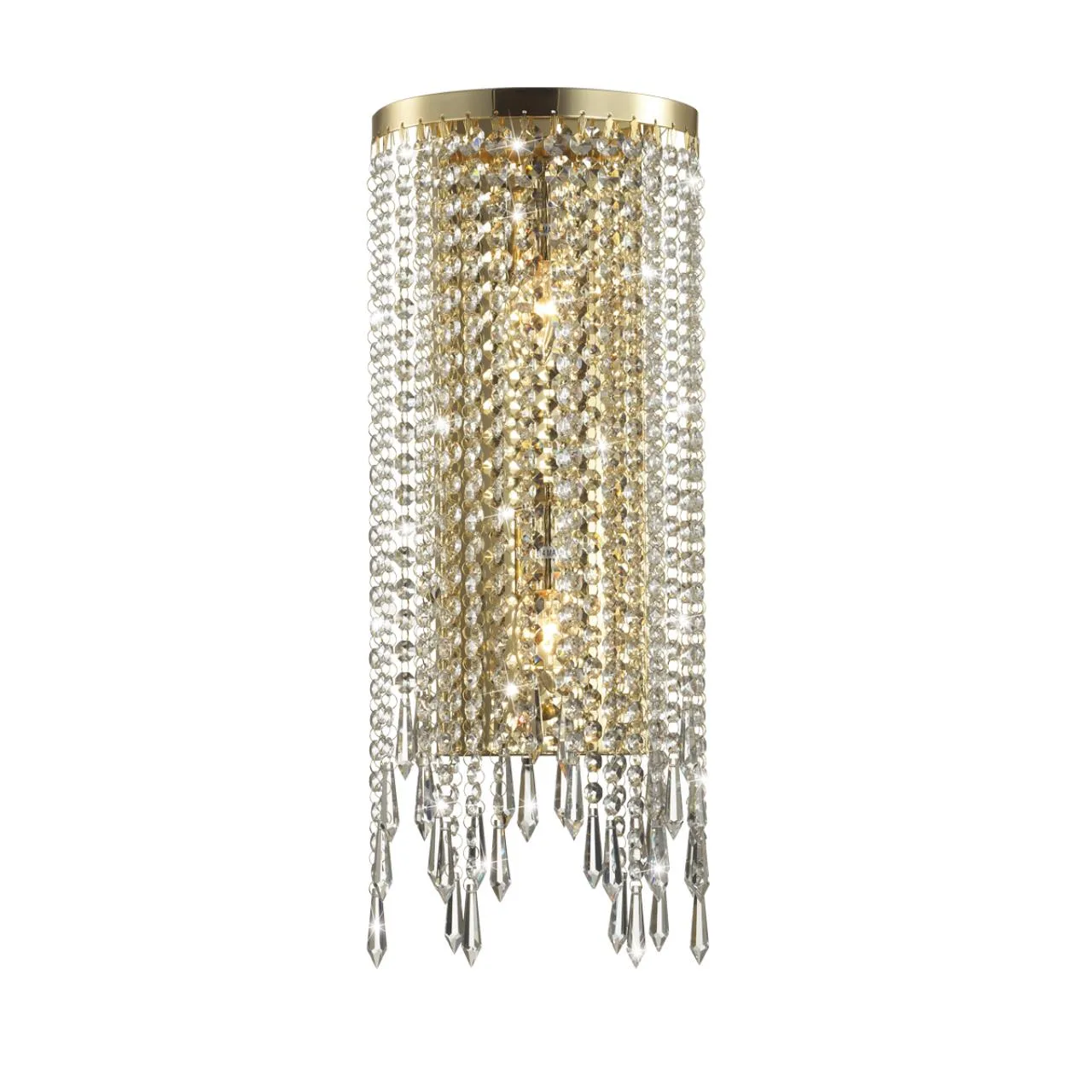 Odeon Light 5028/2WA MODERN ODL23 621 золотой/прозрачный металл/хрусталь Бра E14 2*40W CHOKKA — главное фото товара