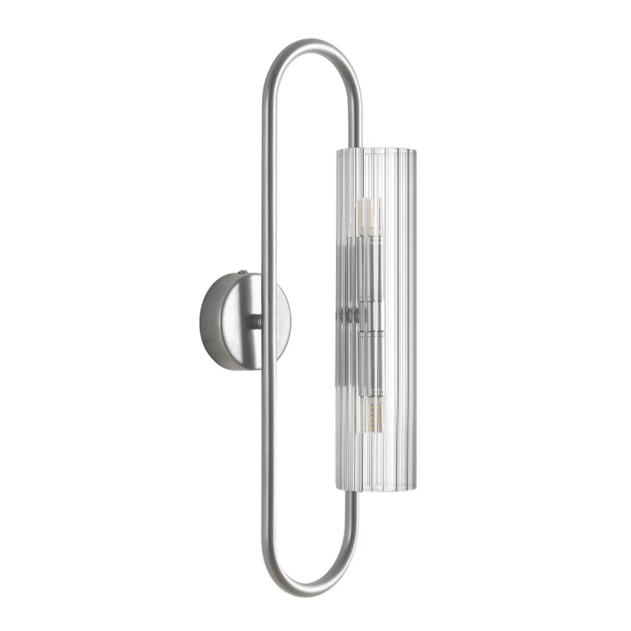 Lumion 8258/2W SUSPENTIONI LN26 285 серебро/прозрачный, металл/стекло Бра G9 2*20W 220V TORONTO — главное фото товара