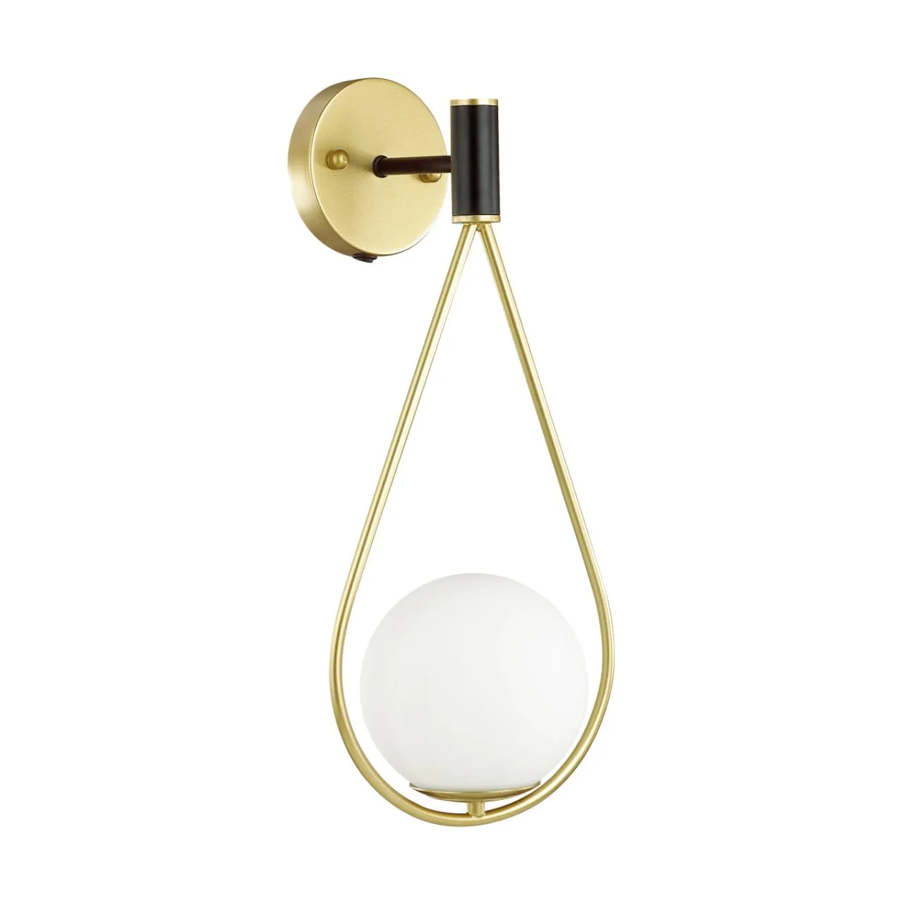 Odeon Light 4810/1W PENDANT ODL21 415 золтой/черный/белый Бра с выкл. E14 1*40W FLARI — главное фото товара