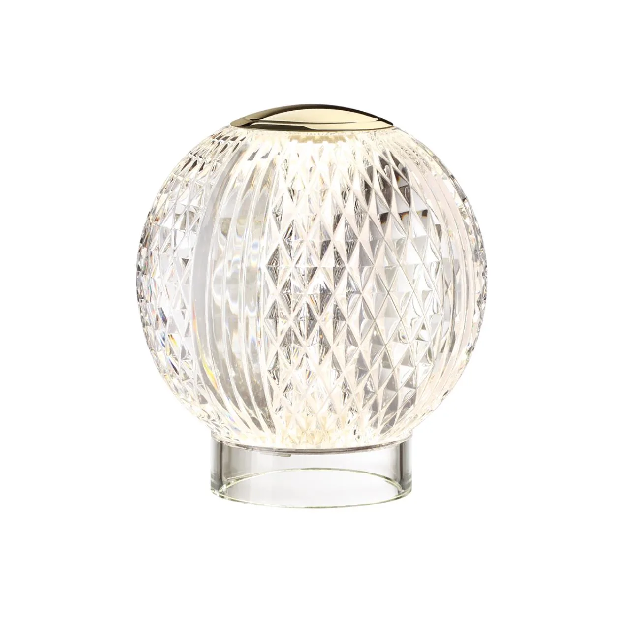 Odeon Light 5008/2TL L-VISION ODL24 567 золотой/металл/акрил Настольный светильник LED 2W 4000K 180лм CRYSTAL — главное фото товара