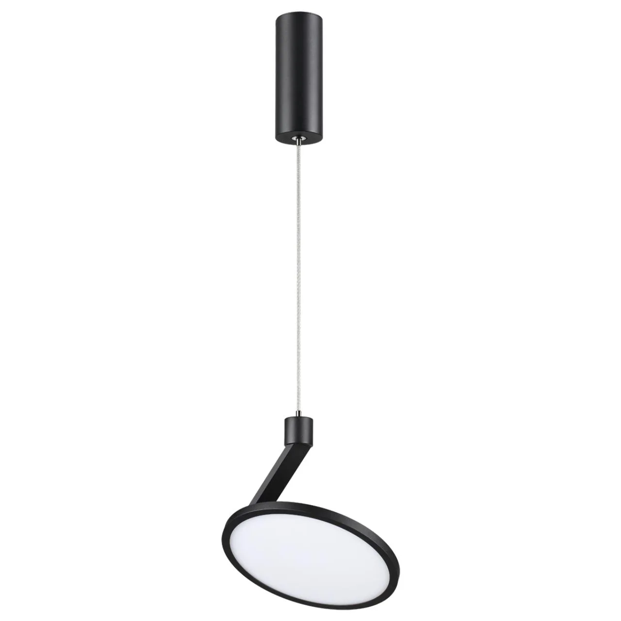 Novotech 358350 OVER NT20 412 черный Светильник накладной, длина провода 1м IP20 LED 4000K 18W 85-265V HAT — главное фото товара